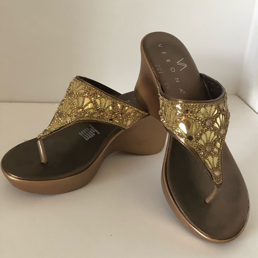 Bling bling wedge Sandals
